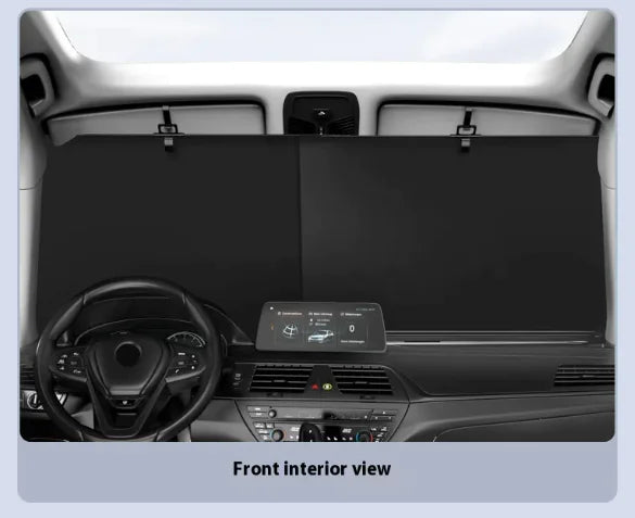 Car Windshield Sunshade Curtain (Pair)