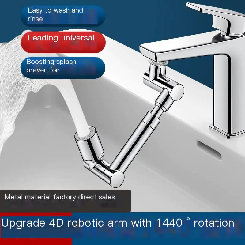 Retractable Mechanical Arm Faucet with Filter Nozzle