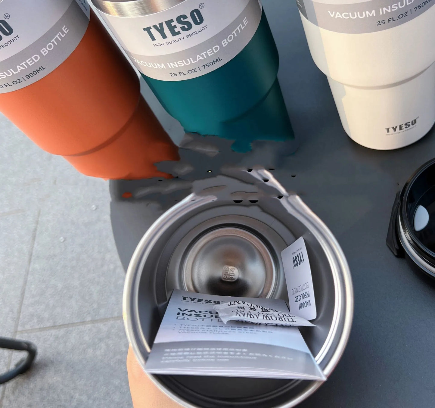 Large Stainless Steel Dual Drink Cup