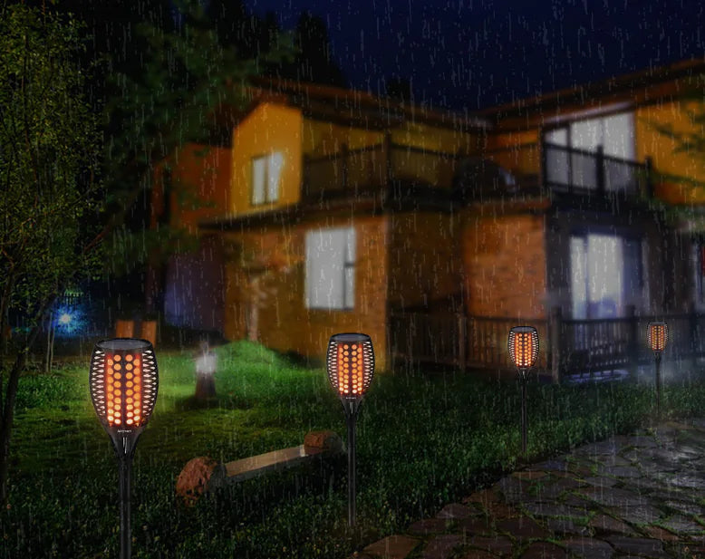 Solar LED Outdoor Flame Torch Landscape Light