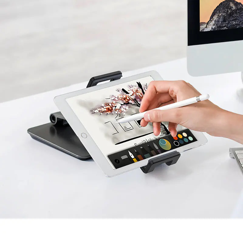 Adjustable Metal Phone Stand for Desktop Use