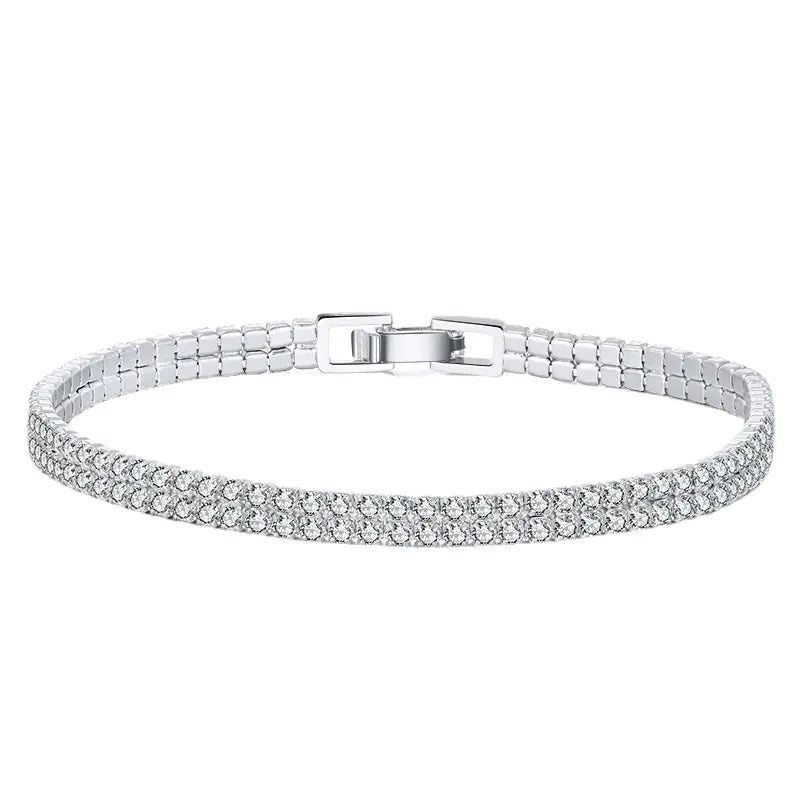 Sterling Silver Bracelet for Women's Fashion Temperament