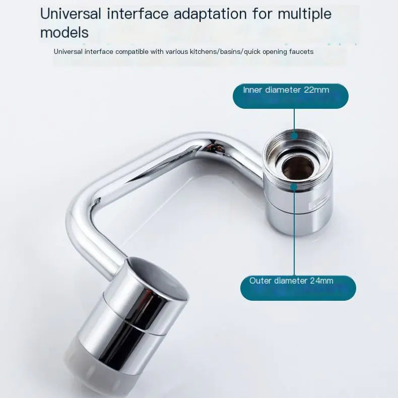 360-Degree Rotating Multifunctional Faucet Extender