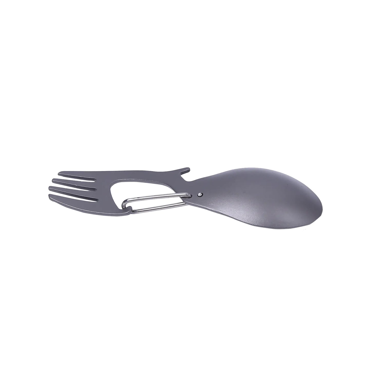 Titanium Multifunctional Fork and Spoon with Opener