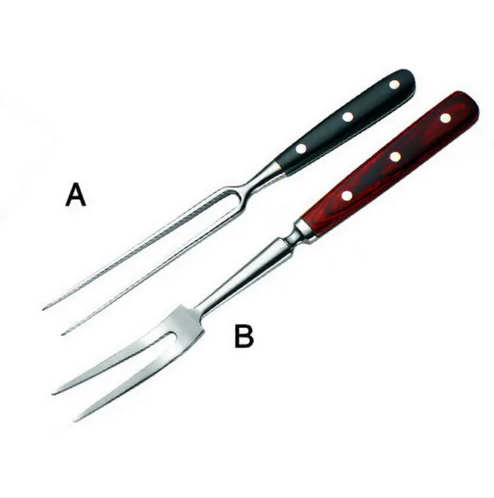 Japanese Iron Plate BBQ Fork and Steak Knife Set