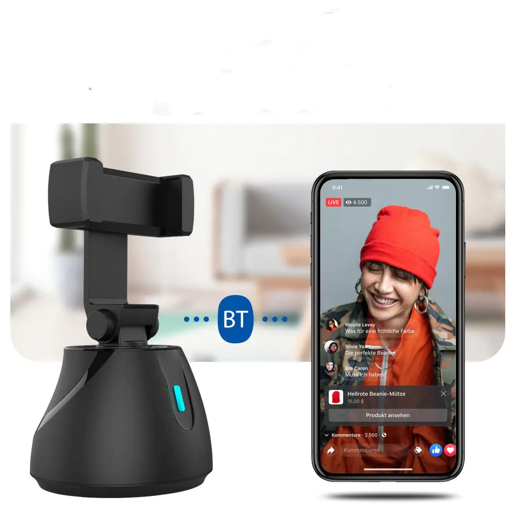 360-Degree Rotating Handheld Stabilizer for Vlogs