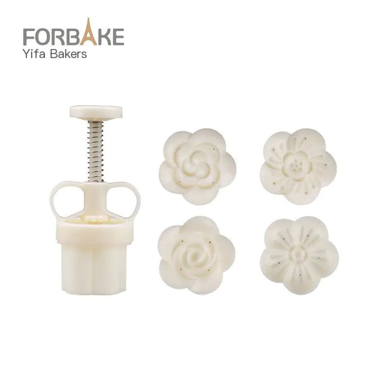 Mid-Autumn Festival Rabbit & Cherry Blossom Mooncake Mold