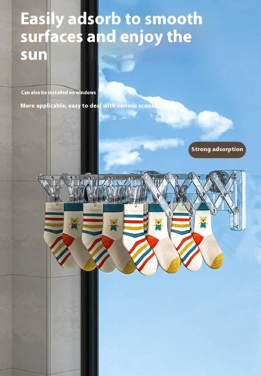 Suction Fold Towel Rack