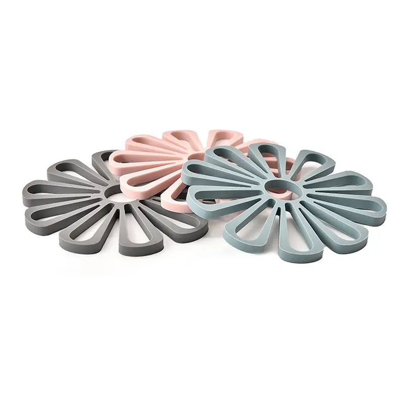 Silicone Trivet Mat - Heat Resistant Non-Slip Holder