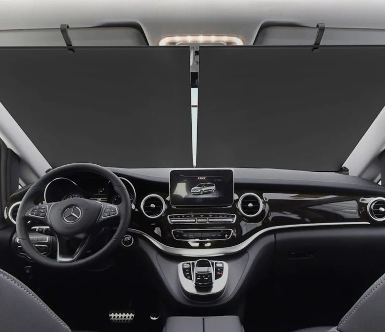 Automatic Retractable Car Sunshade with UV Protection