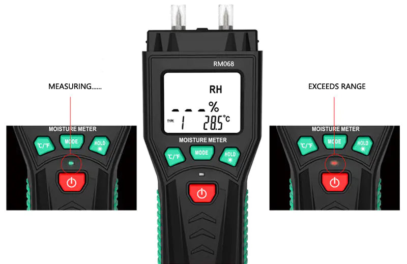 MT10 Medidor de Humedad para Madera y Construcción | Tester Digital de Precisión