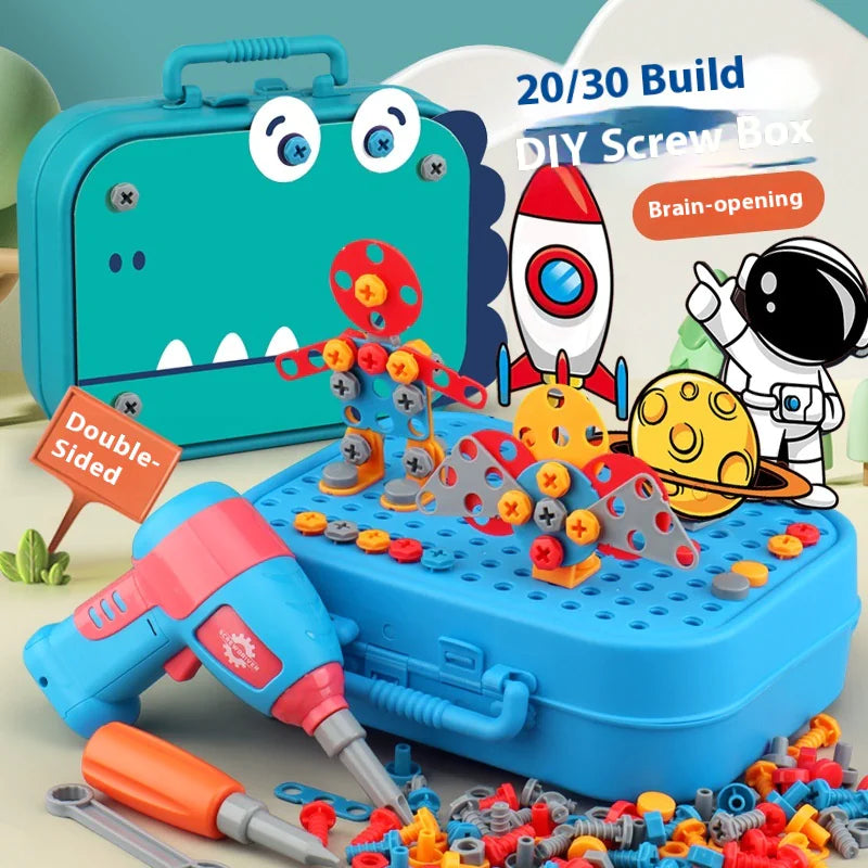 Kids' Electric Screw Tool Box