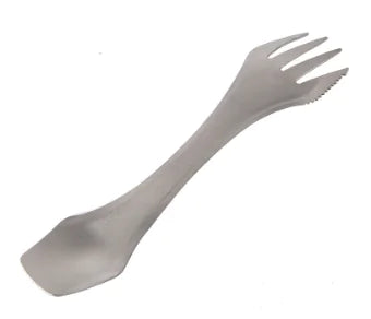 Titanium Outdoor Picnic Fork Spoon Set - Portable Travel用