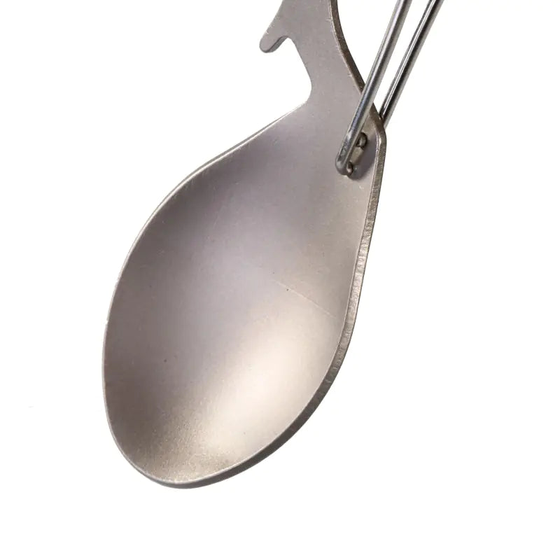 Titanium Multifunctional Fork and Spoon with Opener