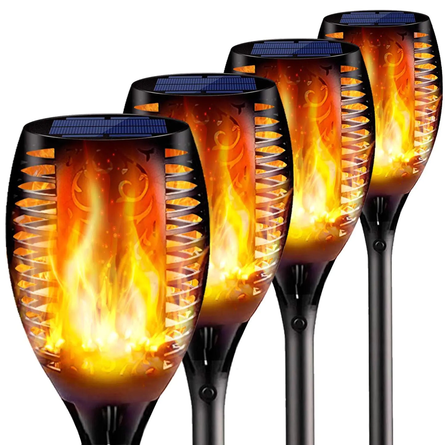 Solar Outdoor Flame Light