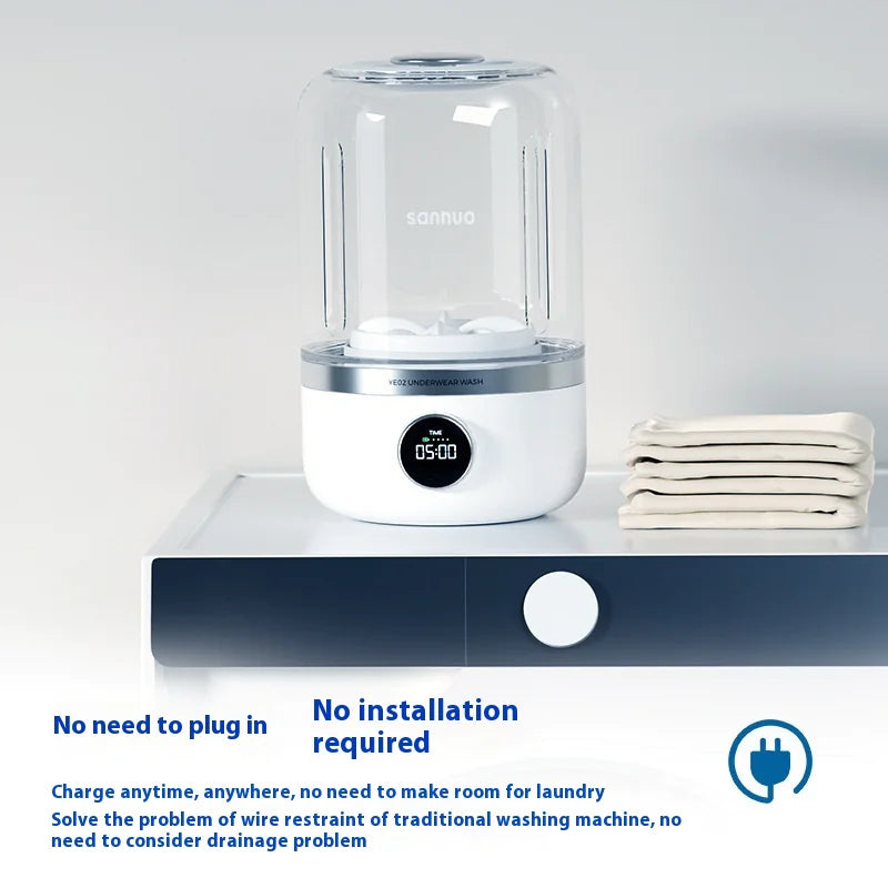 Mini Rechargeable Washing Machine