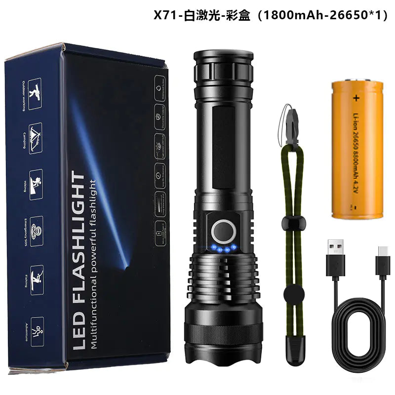 🔦 X92 USB Ultra Bright Flashlight – Potencia táctica. Diseño inteligente.