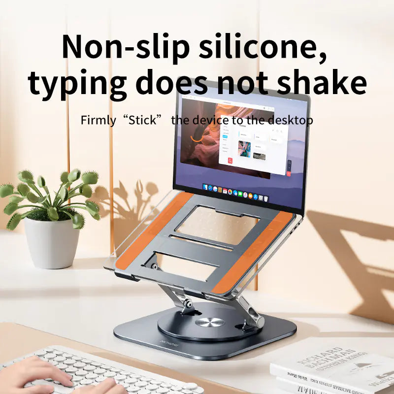 Adjustable Aluminum Laptop Stand for Desk and iPad