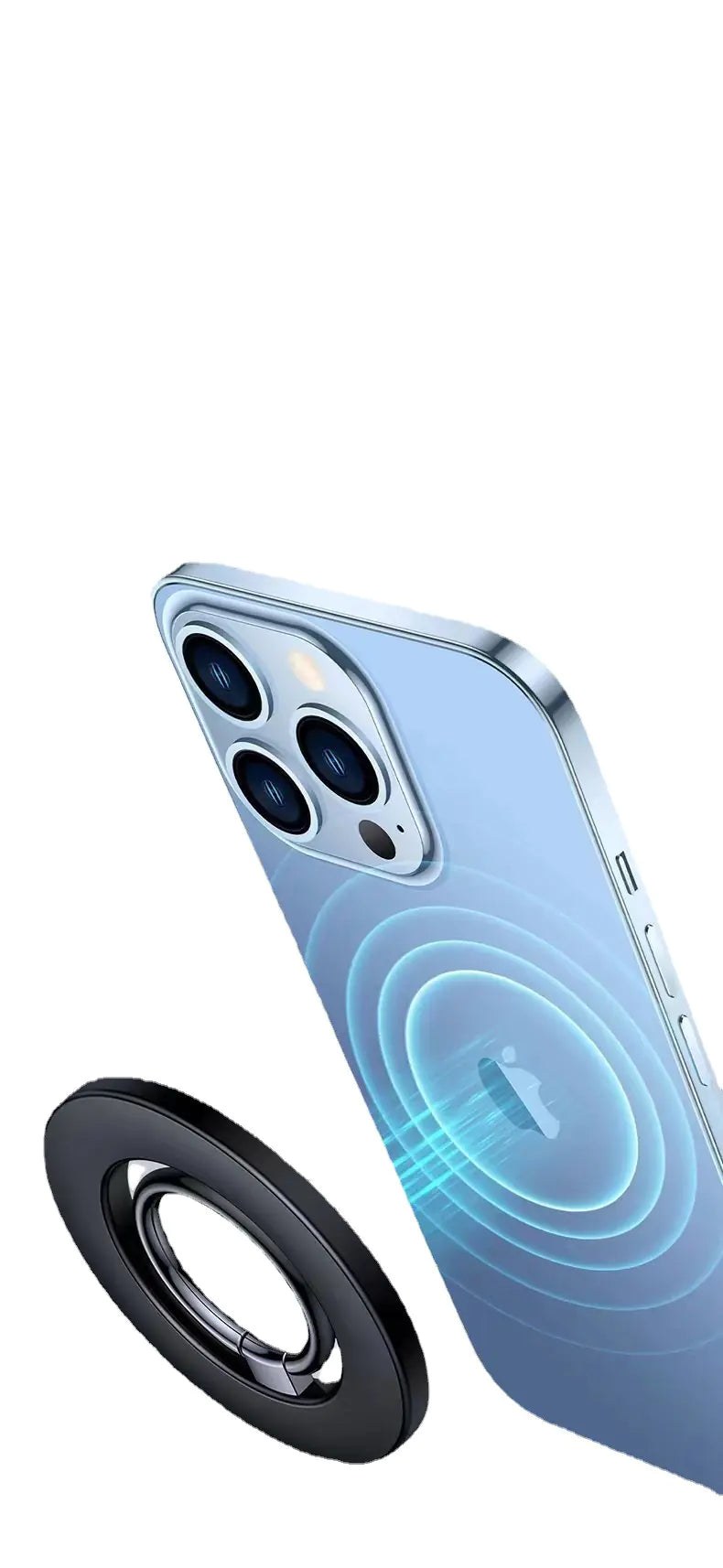 Magnetic Ring Phone Stand for Desktop Use
