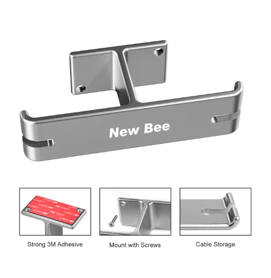 New Bee Headphone Stand, Aluminum Desk Storage Hook