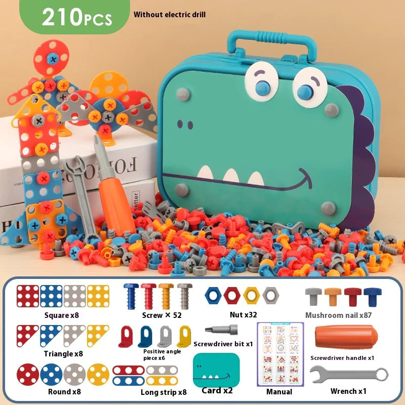 Kids' Electric Screw Tool Box