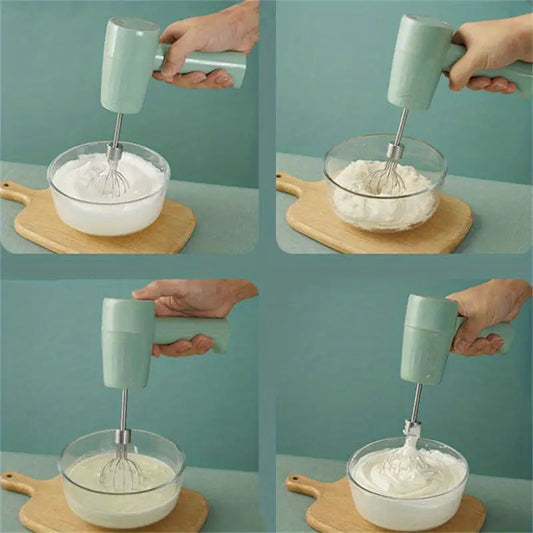 2-in-1 Electric Egg Beater and Food Processor Machine