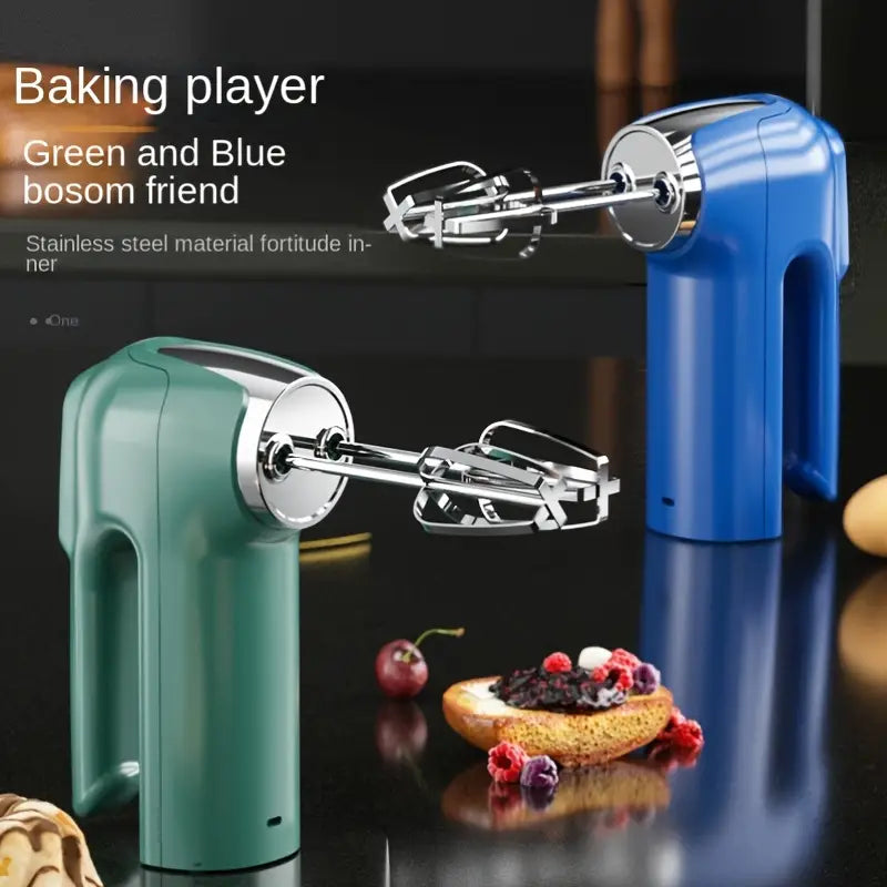 Automatic Double Head Electric Egg Whisk for Baking