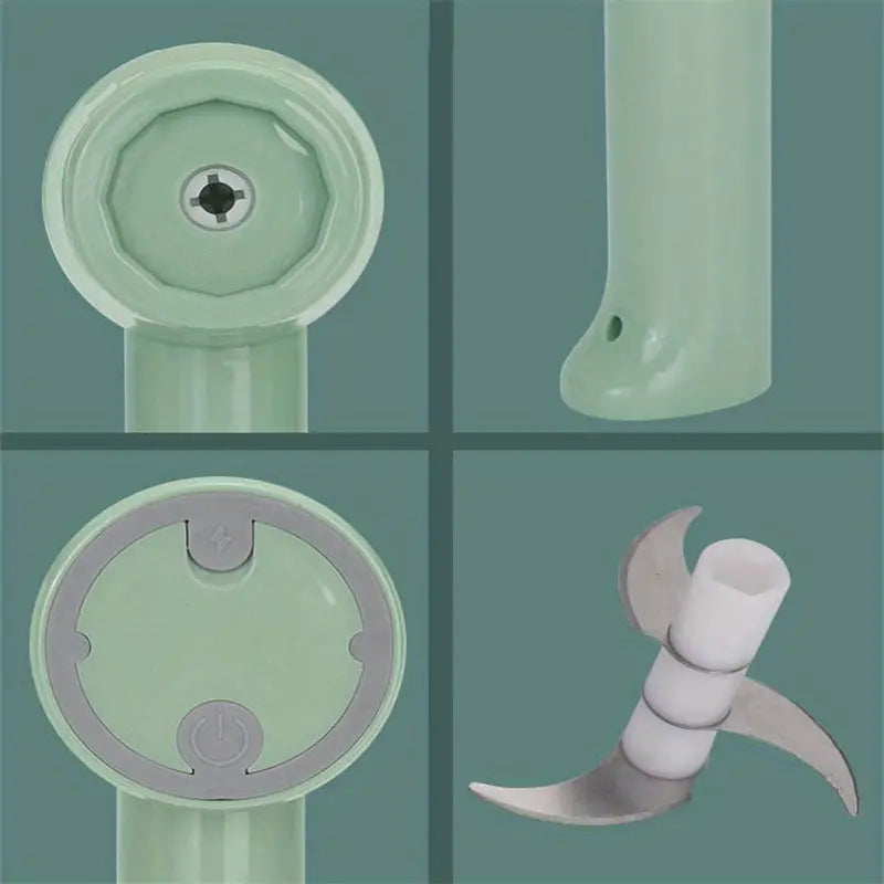 2-in-1 Electric Egg Beater and Food Processor Machine