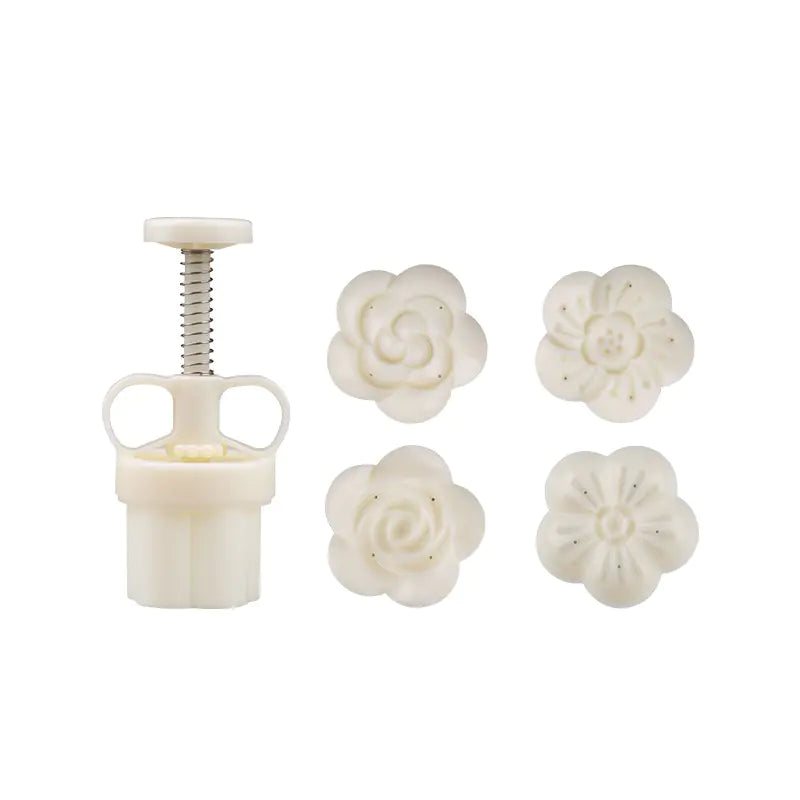 Mid-Autumn Festival Rabbit & Cherry Blossom Mooncake Mold