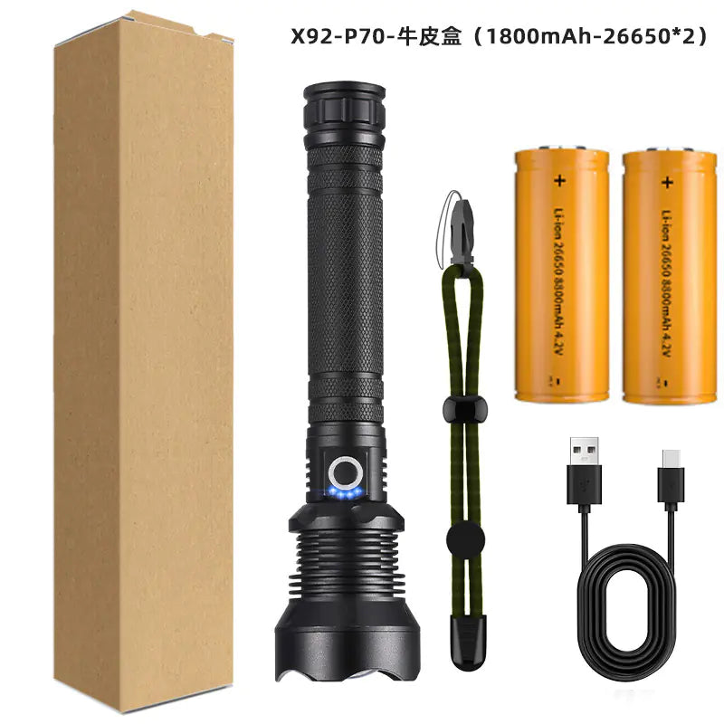 🔦 X92 USB Ultra Bright Flashlight – Potencia táctica. Diseño inteligente.