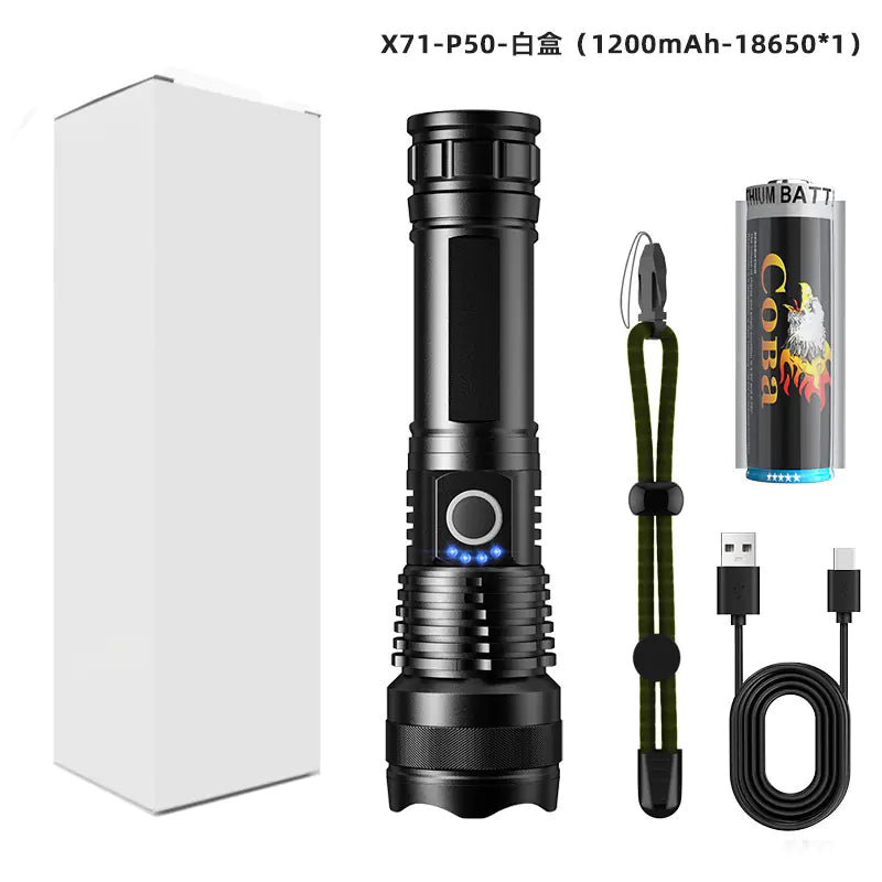 🔦 X92 USB Ultra Bright Flashlight – Potencia táctica. Diseño inteligente.