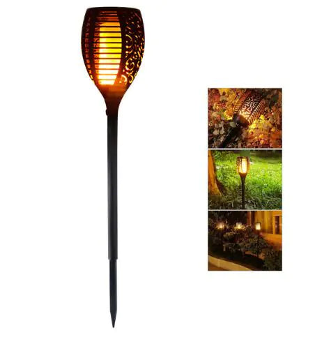 Solar Outdoor Flame Light