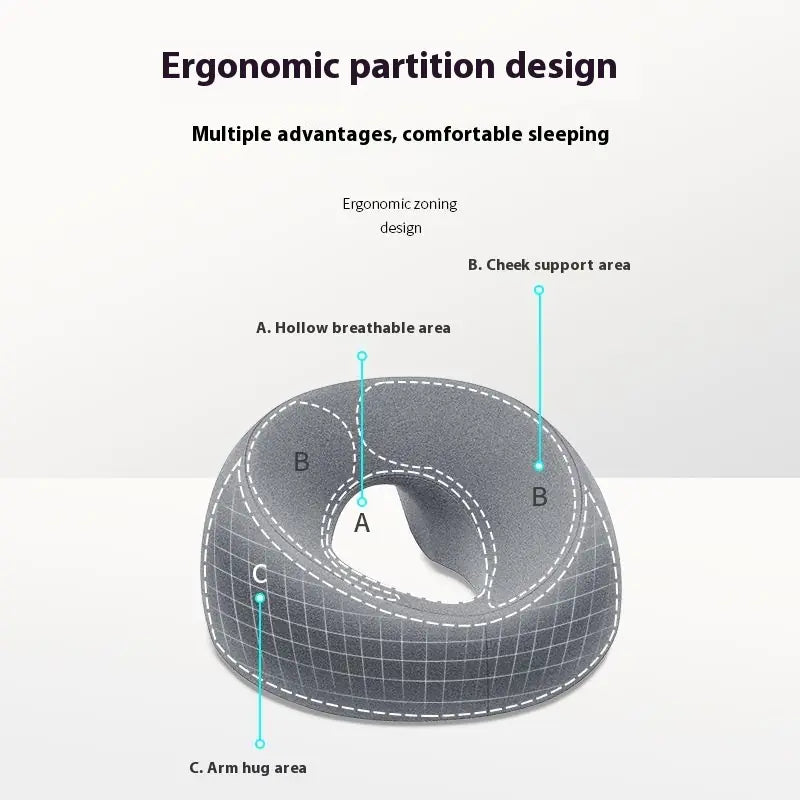 Memory Foam Face Massage Pillow