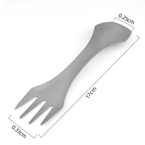 Titanium Fork and Spoon Set