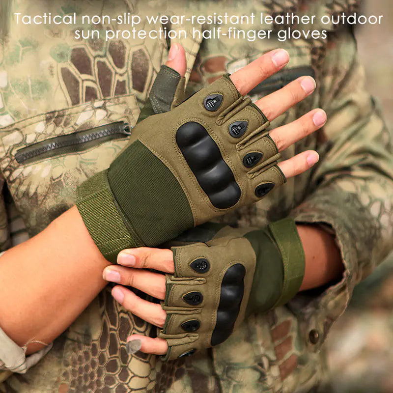 Men's Half Finger Tactical Gloves