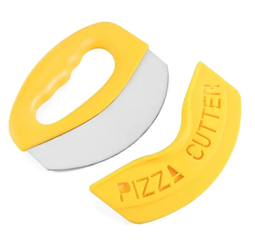 Stainless Steel Pizza Cutter with Protective Sheath