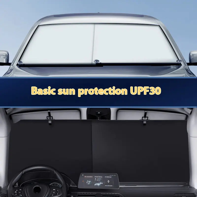 Car Windshield Sunshade Curtain (Pair)