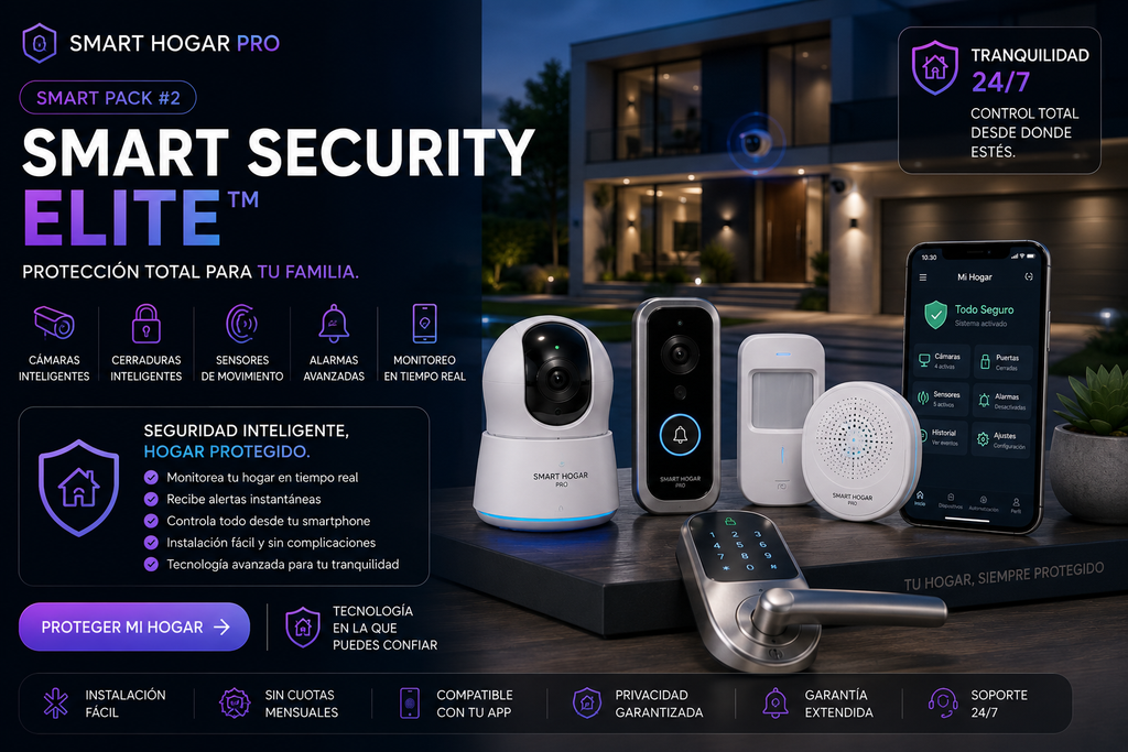 Vigila Tu Hogar en Tiempo Real — Cámara WiFi Interior 1080p