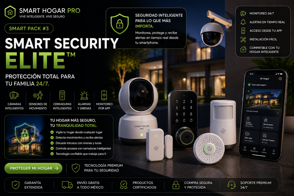 Vigila Tu Hogar en Tiempo Real — Cámara WiFi Interior 1080p