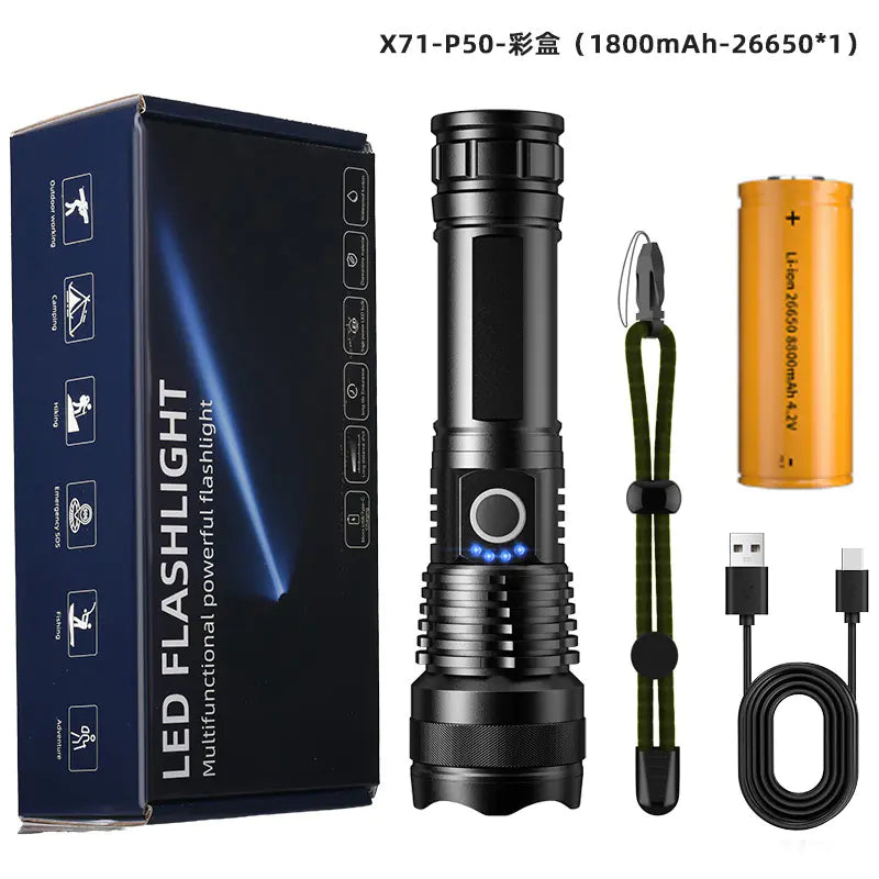 🔦 X92 USB Ultra Bright Flashlight – Potencia táctica. Diseño inteligente.