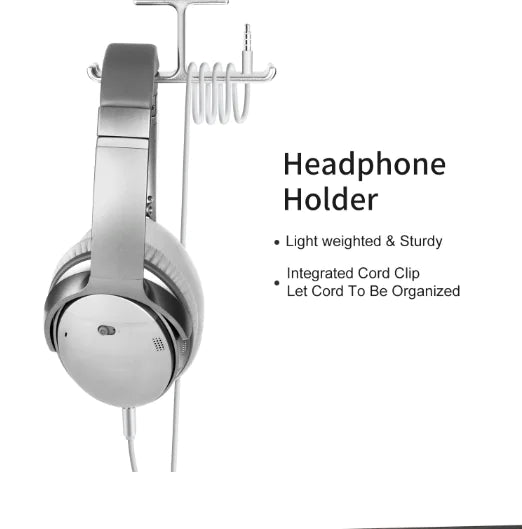 New Bee Headphone Stand, Aluminum Desk Storage Hook