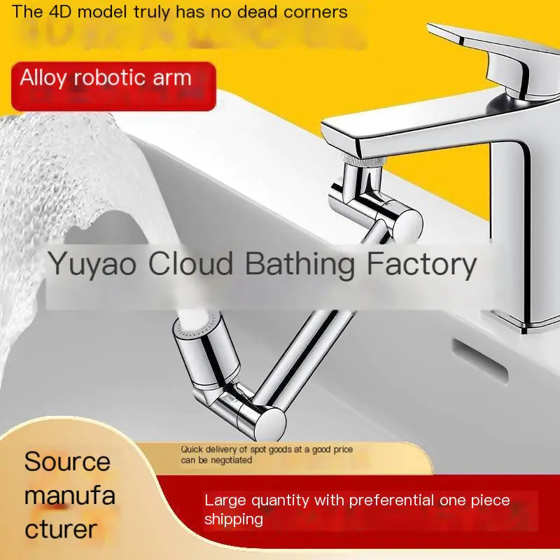 Retractable Mechanical Arm Faucet with Filter Nozzle