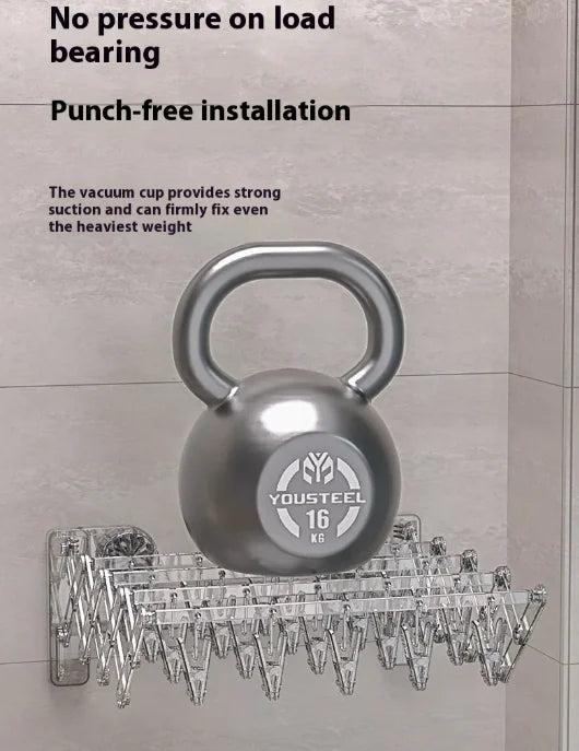 Suction Fold Towel Rack