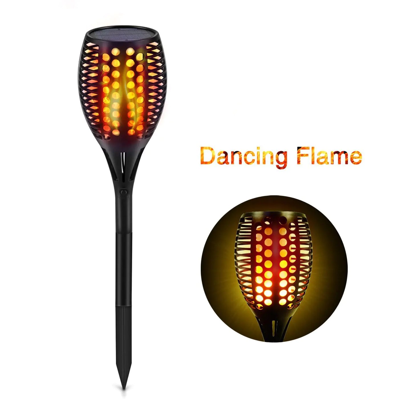Solar LED Outdoor Flame Torch Landscape Light