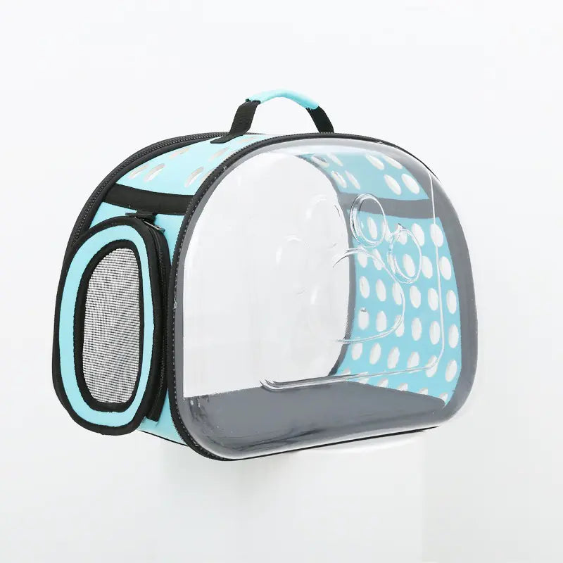 Foldable PVC Pet Carrier Bag for Cats and Dogs
