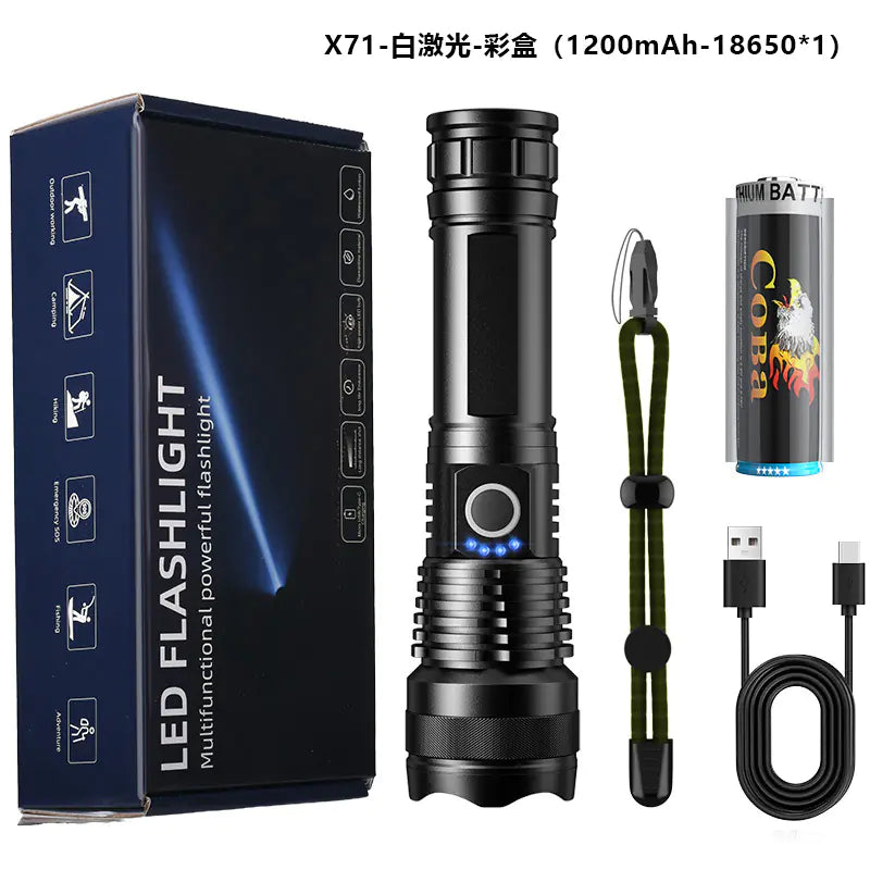 🔦 X92 USB Ultra Bright Flashlight – Potencia táctica. Diseño inteligente.