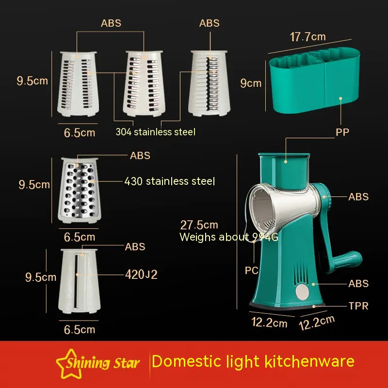 🥕🧅 Multi-Function Vegetable Chopper & Slicer Gadget