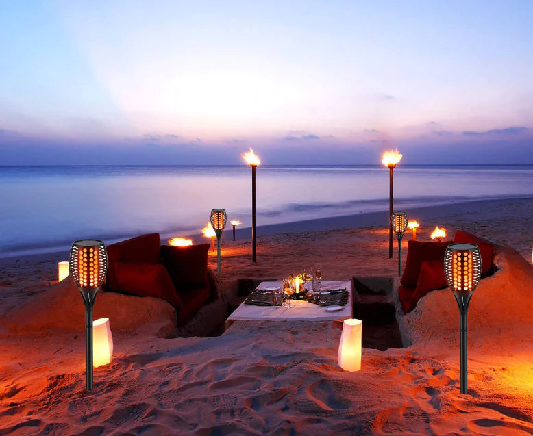 Solar LED Outdoor Flame Torch Landscape Light