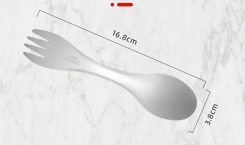 Titanium Fork and Spoon Set