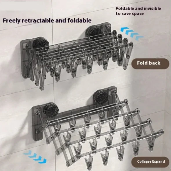 Suction Fold Towel Rack